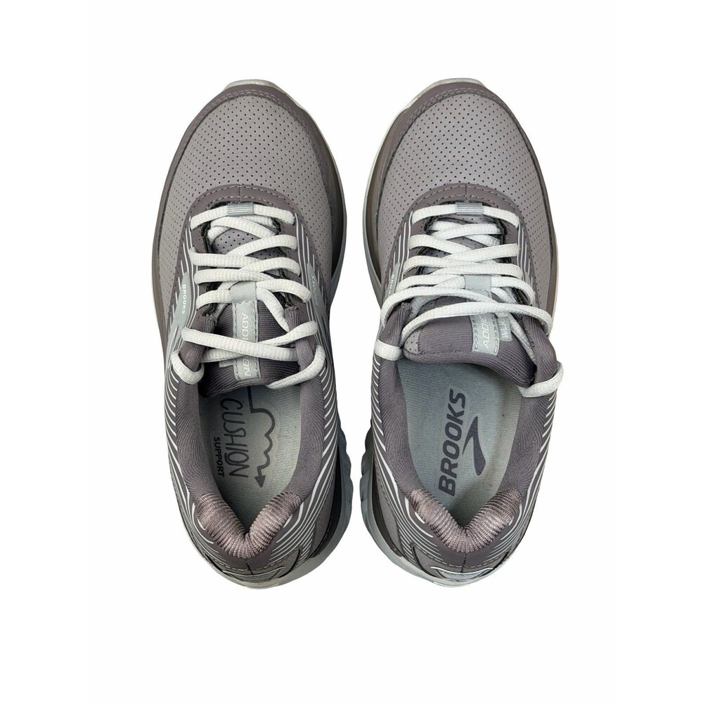 Brooks Addiction Walker Suede Women’s 5.5 B Gray Walking Shoes 1203081B094 Great - Picture 7 of 9